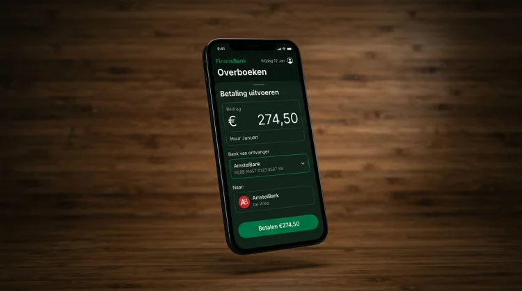 iDEAL storten bij Bruno Casino - stappen op smartphone